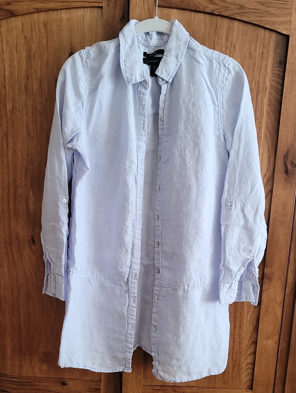 Tahari 100% Linen Shirt